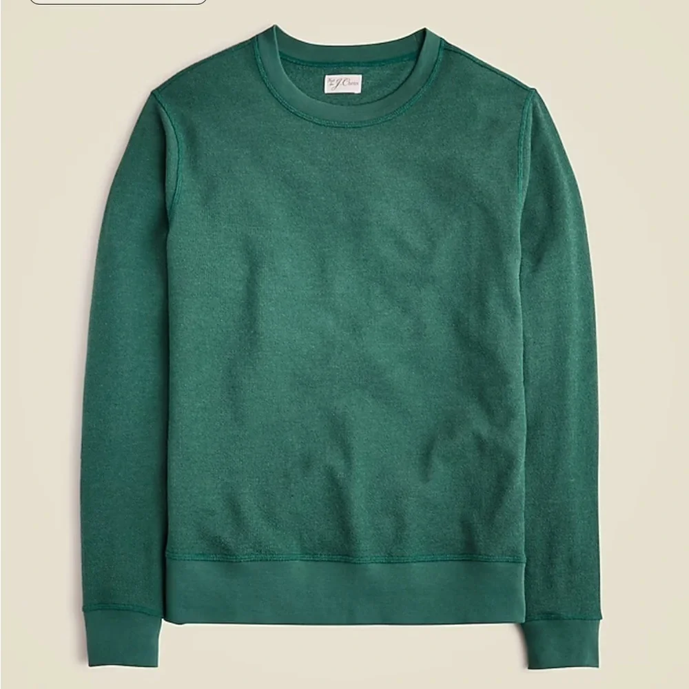 J crew graffati green Long-sleeve textured sweater-tee